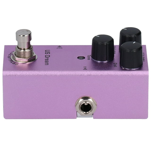 Durable Guitar Effect Pedal, Long Service Time Electric Guitar Effect Pedal, Mini True Bypass Effect Pedal, For Guitar Ukulele