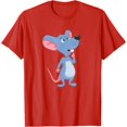thumbnail image 1 of Thinking Mouse Rat Rodent Cute Small Animal with Long Tail T-Shirt, 1 of 1