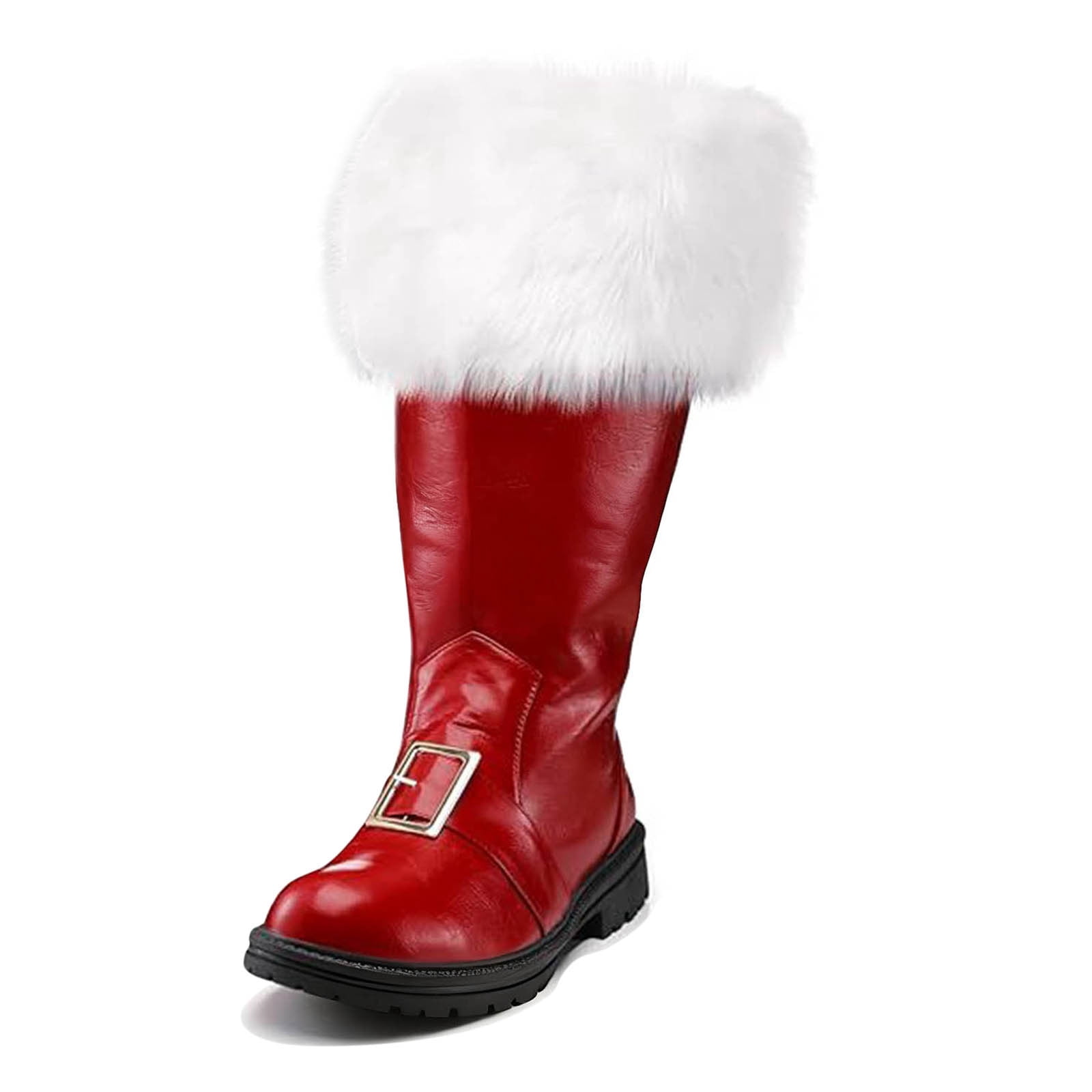 Tiweut Christmas Santa Claus Boots Men display picture 1