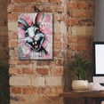 thumbnail image 5 of Epic Graffiti 'Creepy Bunny'  by Andreas Magnusson Canvas Wall Art, 12" x 16", 5 of 8