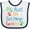 White and Navy, variant on Inktastic My Aunt in San Diego Loves Me Boys or Girls Baby Bib