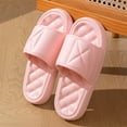thumbnail image 4 of YYUIJK Sandals for Women,Mens Slippers Sandals for Women,EVA Anti-Slip Indoor & Outdoor Kids Slippers Smile Face Open Toe Spa Bath Pool Gym House Casual Shower Shoes Pink 6.5-7, 4 of 5