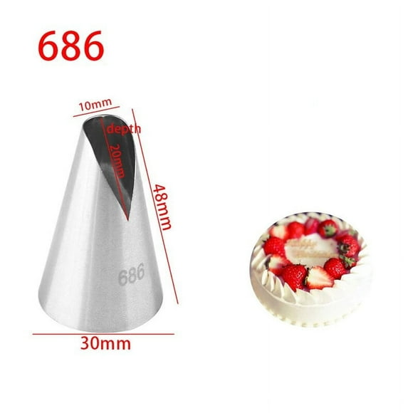 BCMJHWT 1/3 Piece Icing Nozzles Cake Decorating Tools Dumpling Pastry Cream Decorating Tips