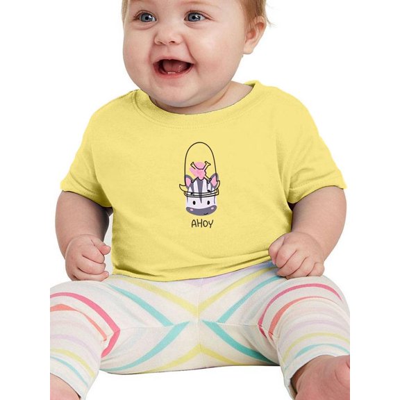 Little Pirate Zebra T-Shirt Infant -Image by Shutterstock, 24 Months