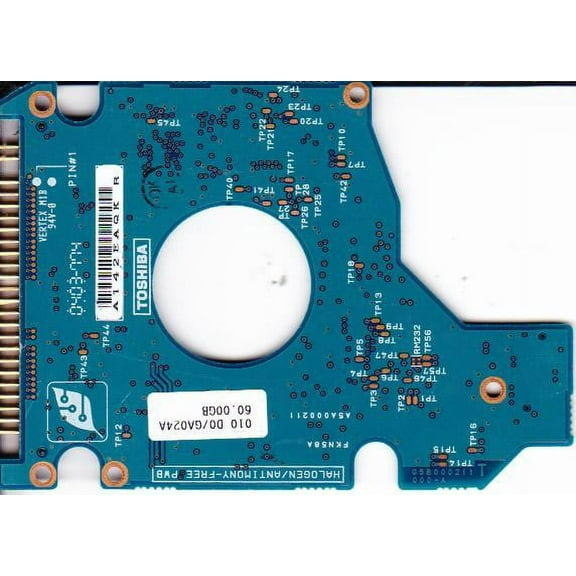 MK6021GAS, HDD2183 S ZE01 T, G5B000211000-A, Toshiba 60GB IDE 2.5 PCB