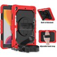 thumbnail image 2 of paquete de funda para iPad mini 4/mini 5 (2015/2019) para niños/protector de pantalla con soporte para bolígrafo | Funda protectora resistente a los golpes con correa de mano para iPad Mini 2015/2019, 2 of 4