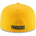 thumbnail image 4 of Men's New Era Gold Green Bay Packers 59FIFTY Fitted Hat, 4 of 6