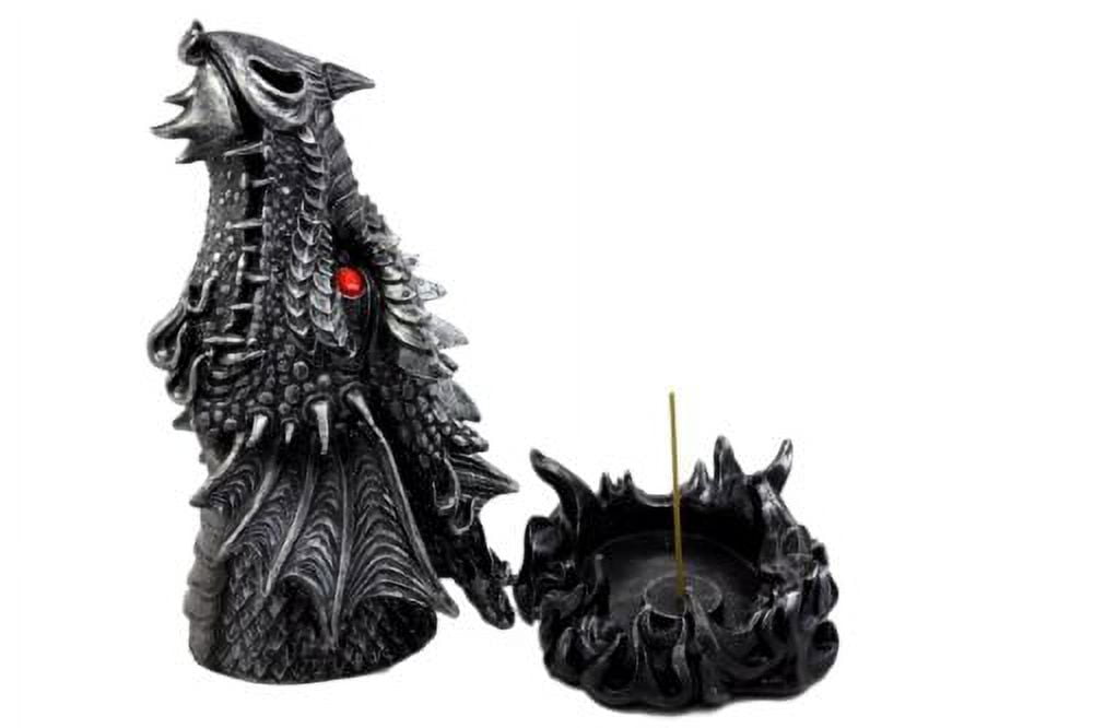 Ebros Stryker The Mythical Fire Breathing Dragon Head Sculptural Incense Holder