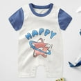 thumbnail image 2 of Toddler Boy Clothes Kids Summer Baby Unisex Spring Cotton Round Neck Print Sleeveless Training 3 6 12 18 24 Months 3T Tshirt Shorts Outfits Tops And Two Pieces Set, 2 of 4