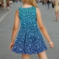 thumbnail image 4 of CHEEREAM Girls Kids Summer Sleeveless Sundress Birthday Outfit Sequin Print Twirly Party Clothes 4-13 Years, 4 of 5