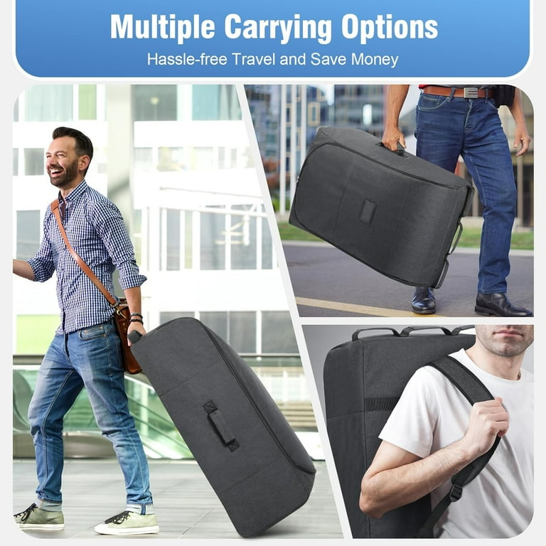 Padded Stroller Travel Bag for Airplane with Wheels Compatible with UPPAbaby Vista Vista V2 Cruz Cruz2 Portable Gate Check Stroller Bag for Standard Stroller Travel Protection Bag for Stroller Walmart...