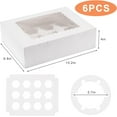 thumbnail image 5 of 10Pack Cupcake Boxes12 Count with Window,10.25 in x 13.25 in x 4 in for Cupcakes, Desserts, Celebrate, 5 of 8