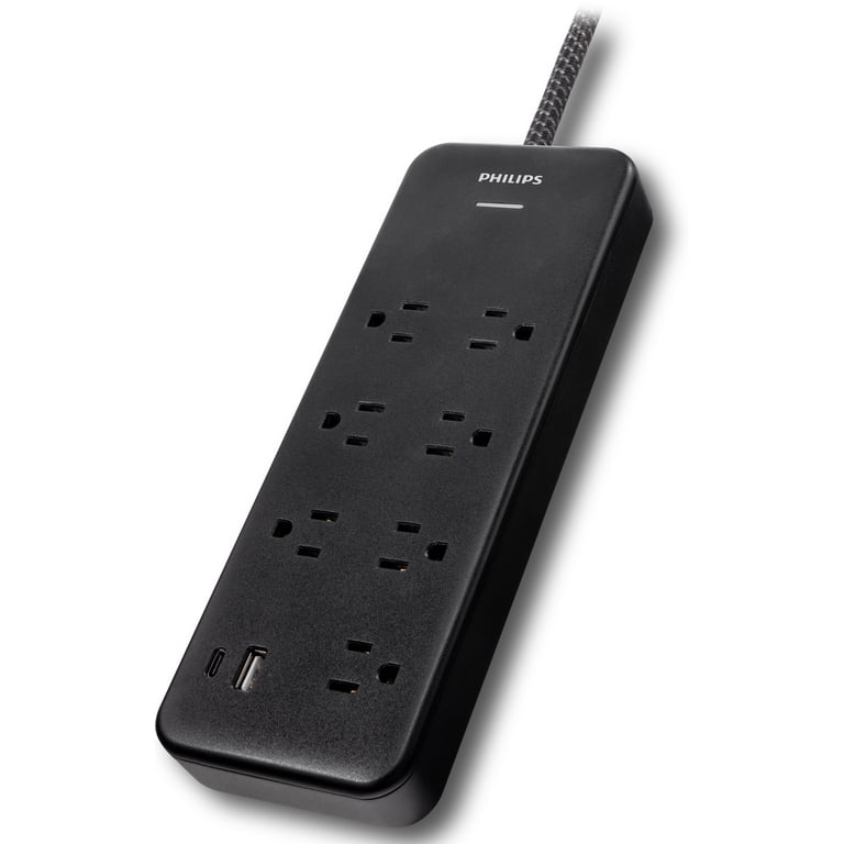 Philips 7-Outlet Surge Protector Power Strip with USB photo 8