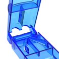 thumbnail image 5 of Coupe-pilules Bleu - Pilules Fendues Efficacement avec Protection de Lame Rétractable, 1 Unité, 5 of 5