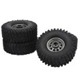 thumbnail image 4 of 4 bujes de hierro gris con neumáticos de goma de 1,9", mejora perfecta para coches de control remoto a escala 1/10 Juego de ruedas para coches RC a escala 1/10, 4 of 8
