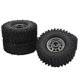 thumbnail image 4 of 4 Uds 1/10 escala RC ruedas de coche neumáticos cubo de rueda de hierro neumáticos de goma de 1,9 pulgadas para 1/10 accesorios de actualización de coche de Control remoto gris, 4 of 8