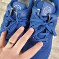 thumbnail image 3 of New Balance Classics 574 Rugged Mens Shoes Sz 11.5 D Navy Blue White Sneakers, 3 of 5