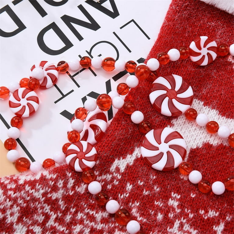Christmas tree candy bead garland - Wapas