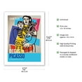 thumbnail image 2 of Degas To Picasso - Modernism in France - Mother and Child - Vintage Exhibition Poster by Fernand Léger c.1949 - Bamboo Fine Art 290gsm Paper (Unframed) 12x16in, 2 of 4