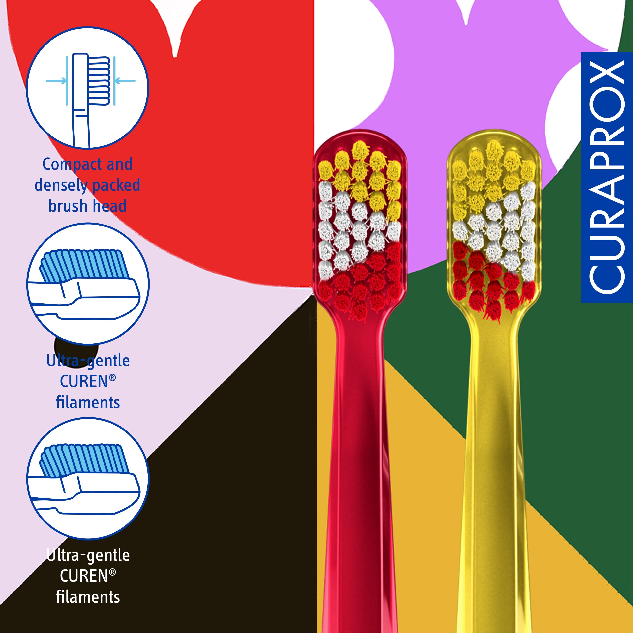 CS 5460 Power Smile Edition, 2 pcs, Ultra Soft & Gentle Toothbrush
