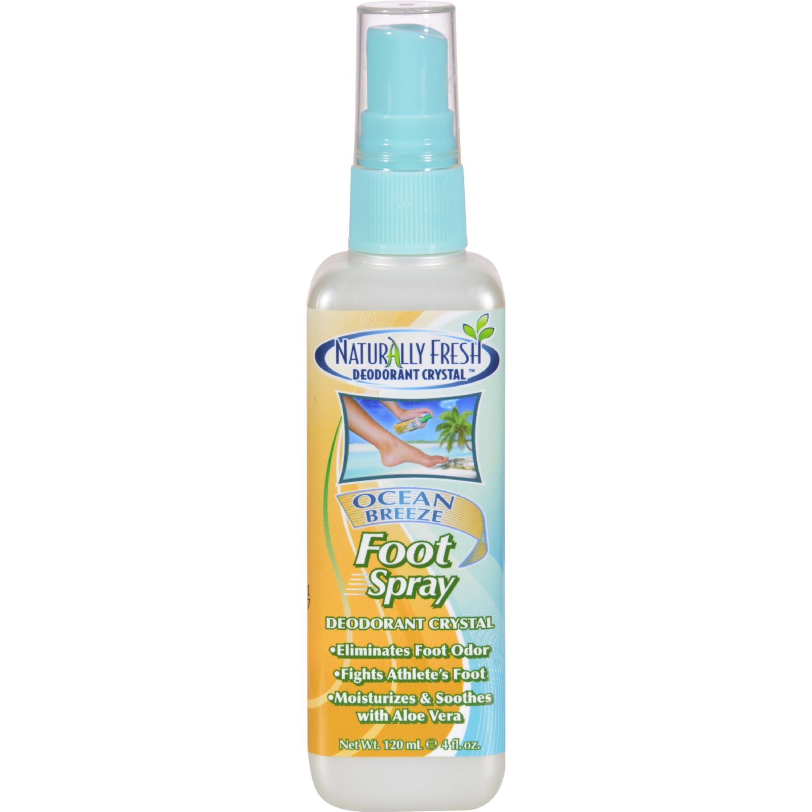Naturally Fresh Deodorant Crystal Foot Spray 4 fl oz
