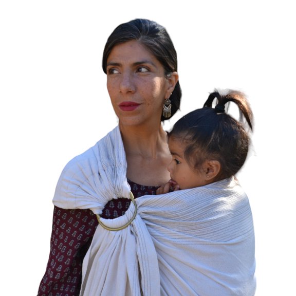 Rebozo Portabebés Indajani Balaj Natural