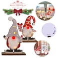 thumbnail image 4 of Advancent Feliz Navidad Adorno LED Bosque Sin rostro Muñeca Navidad Adornos de Decoración del hogar con luces Regalo Kits de decoración para fiestas sombrero gris Advancent HA042662-02, 4 of 6