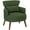 Green, variant on HOMCOM Upholstered Accent Chair with Wood Legs, Living Room Chair, Green