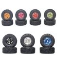 thumbnail image 2 of 1.0 Metal Beadlock Wheel & Rubber Tyres Set For 1/24 Rc Crawler Car Axial Scx24 Fms Fcx24 Trx4m,pin, 2 of 5