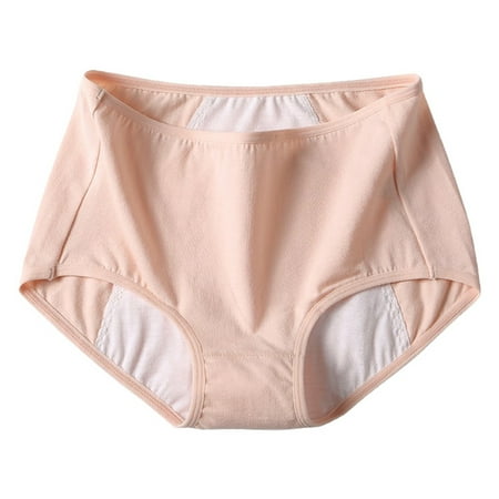 Icvfdpl Womens Underwear Briefs Elongated Plus Size Belly Cinching High Waisted Soft Breathable Panties For Women Beige Xl