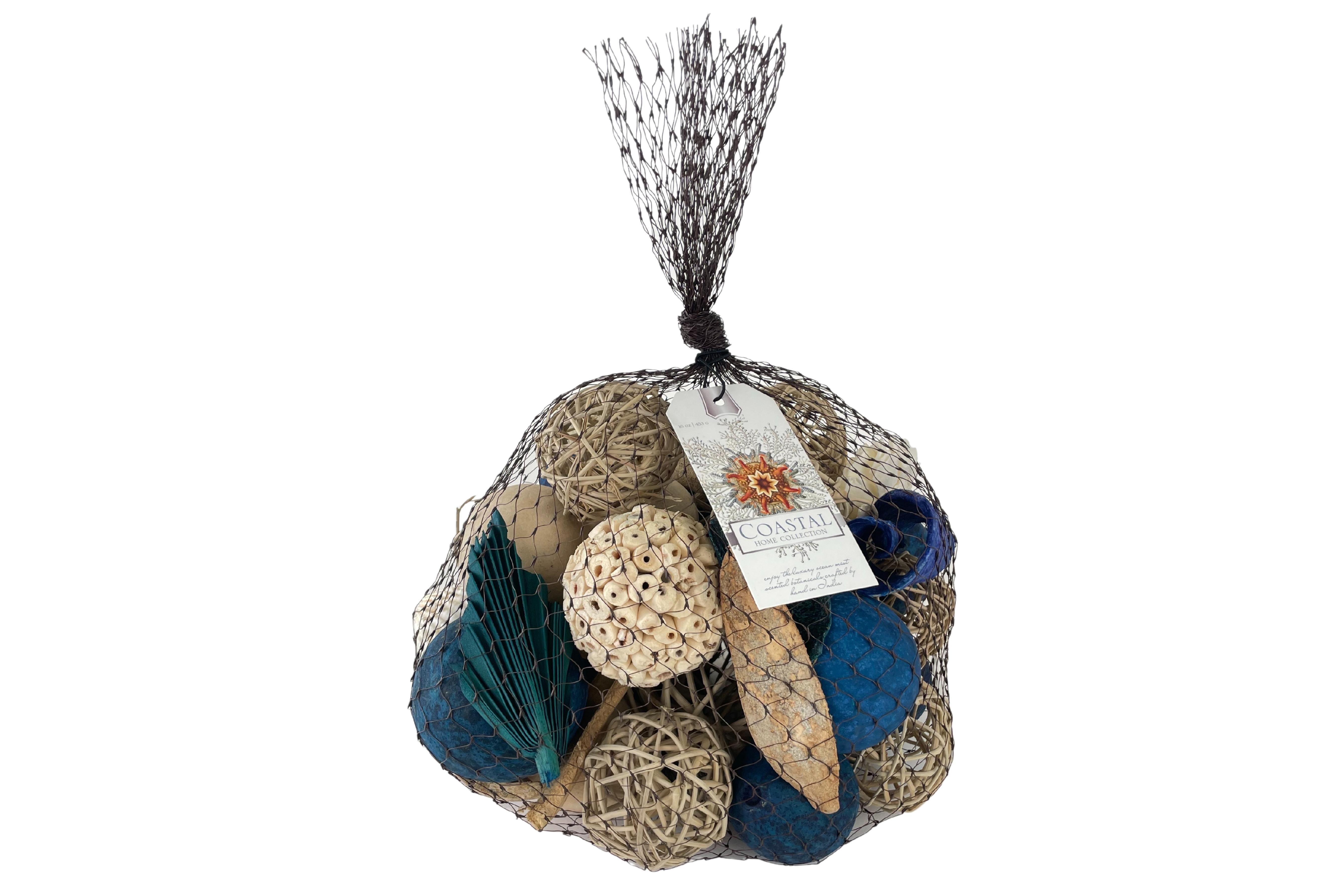 Deep Ocean Blue Netti Bag Decorative Fragrance Potpourri