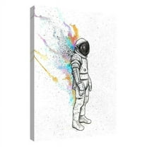 Epic Graffiti  "Astronaut Heat" by Craig Snodgrass, Giclee Canvas Wall 18"x26"