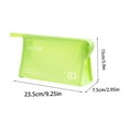 thumbnail image 3 of Jelly Cosmetic Bag PVC Waterproof Makeup Organizer Portable Toiletry Storage Pouch for Travel Daily Use Bathroom Essentials Cosmetics Skincare Accessories and Purse Organization, 3 of 6