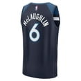 thumbnail image 3 of Youth Fanatics Jordan McLaughlin Navy Minnesota Timberwolves Fast Break Replica Player Jersey - Icon Edition, 3 of 3
