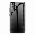 thumbnail image 1 of Elehold Slim Hybrid Tempered Gradient Glass Case for Samsung Galaxy S22 Plus 6.6 inch Soft TPU Bumper Phone Case Slim Cover, Black, 1 of 6