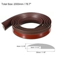 thumbnail image 2 of Floor Transition Strip 6.6Ft 2 Meter Self Adhesive for Height 3mm Red Wood, 2 of 6