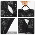 thumbnail image 6 of Skull and Bat Gothic Pattern Teens Toddler Nap Mat with Pillow, Sleeping Mat Bag for Preschool Daycare 59"x22", 6 of 6