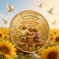 thumbnail image 5 of Rirozkan Peace Theme Commemorative Coin, Symbol of Peace, Collectible Medallion, Gift Keepsake for Awareness, Memorial, Anniversary Events, 5 of 8