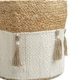 thumbnail image 5 of Crane Baby Fabric Round Nursery Storage Basket, Toy Storage, Boho Nursery Decor, 13"x12", Toy Basket, Baby Storage Organizer, Toy Organizers and Storage Bins, Baby Organizers and Storage, Toy Bins, 5 of 5