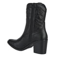 thumbnail image 3 of Bota Vaquera Para Mujer Castalia 002-48 Negro Con Detalle Bordado, 3 of 3