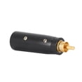 thumbnail image 1 of Adaptador RCA a XLR Adaptador RCA macho a XLR macho de aleación de zinc chapado en oro para micrófono mezclador de guitarra, 1 of 14