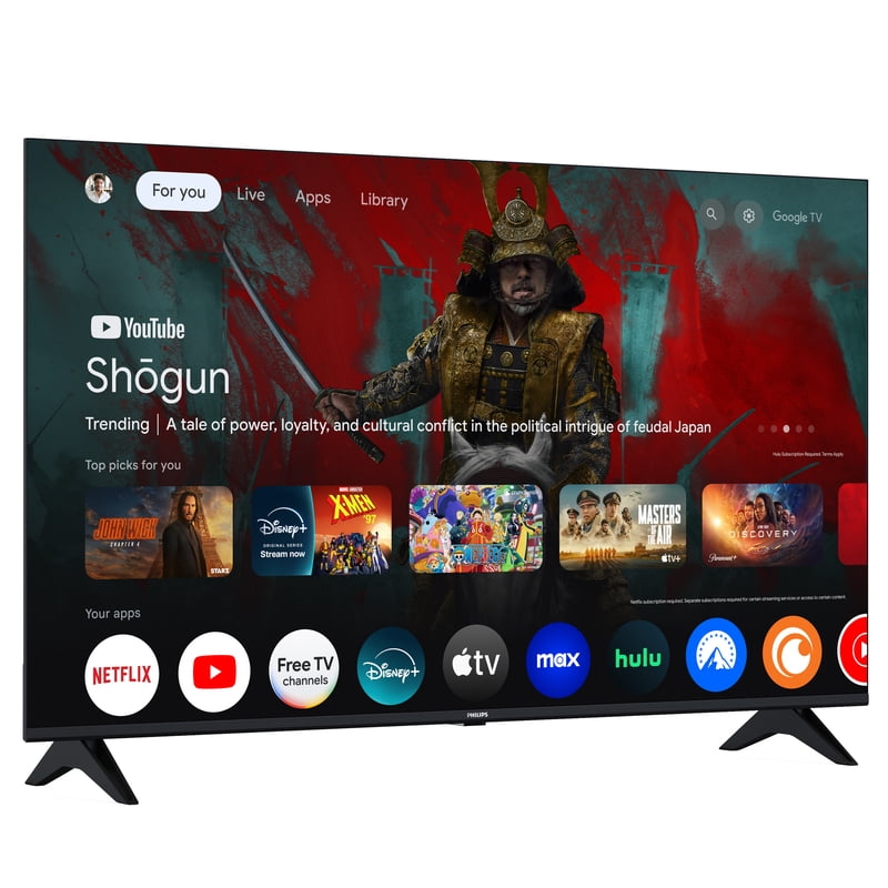 Philips 43" Class 4K Ultra HD (2160p) Google Smart LED TV (43PUL7652/F7) feature detail