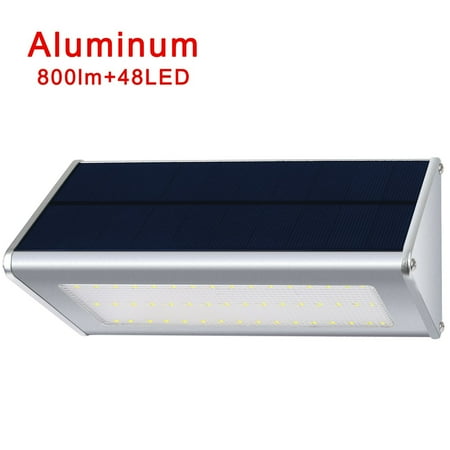 800 Lumen Solar Lights Outdoor Motion Sensor 48 Led Waterproof With 800 Lumen Solar Lights Outdoor Motion Sensor 48 Led Waterproof With Stainless Aluminum Alloy Housing