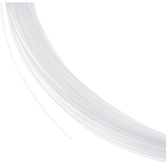 Hilo de pescar de monofilamento de nailon transparente de 1,5 mm y 38,28 yardas para ala de sombrero de pesca y fabricación de joyas.