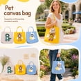 thumbnail image 6 of Canvas Cat Carrier Tote Bag, Pet Shoulder Bag Head Out, Portable Cat Travel Handbag for Small Cats, 6 of 6