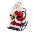 thumbnail image 1 of Adornos navideños de Papá Noel para oficina, granja, vacaciones, adornos navideños para coche. saxofón, 1 of 9