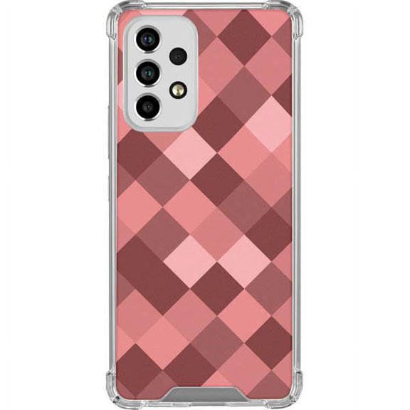 Skinit Patterns Autumn Red Geometric Galaxy A53 5G Clear Case