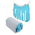 thumbnail image 3 of Small Animal Hideout Tube, Tassel Curtains Windproof Removable Pet Tunnel   With Hammock For Guinea Pig For Hamster, 3 of 8