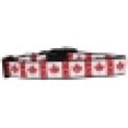 thumbnail image 2 of Canadian Flag In Swirls Nylon Dog Collar Large, 2 of 2