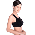 thumbnail image 6 of BIMEI Mastectomy Bra with Pockets for Breast Prosthesis Women's Full Coverage Wirefree Everyday Bra 8418,Black, 42C, 6 of 9